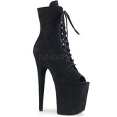 8" Heel FLAMINGO-1021FS Black Suede